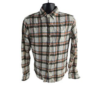 Alex Mill‎ Wash & Go Small Plaid Flannel Button Up Shirt - Colorful Classic